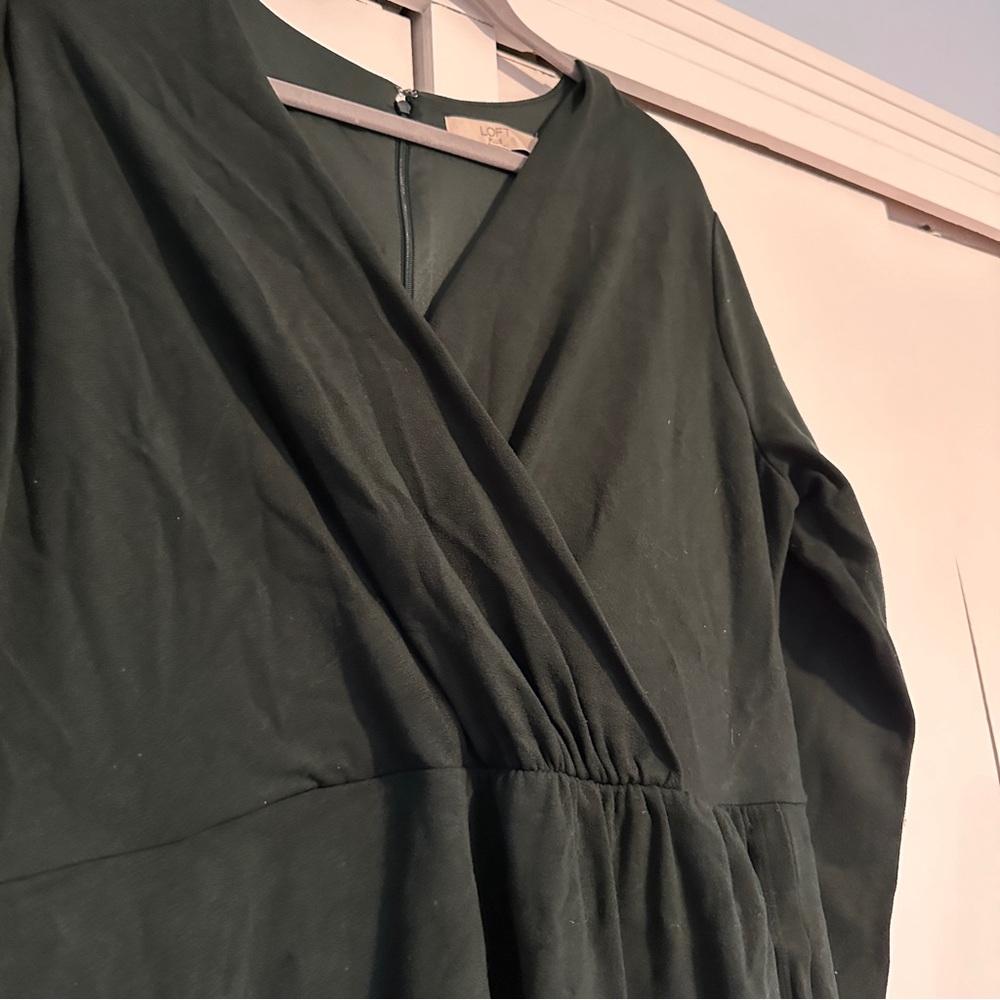 Green Loft Wrap Dress